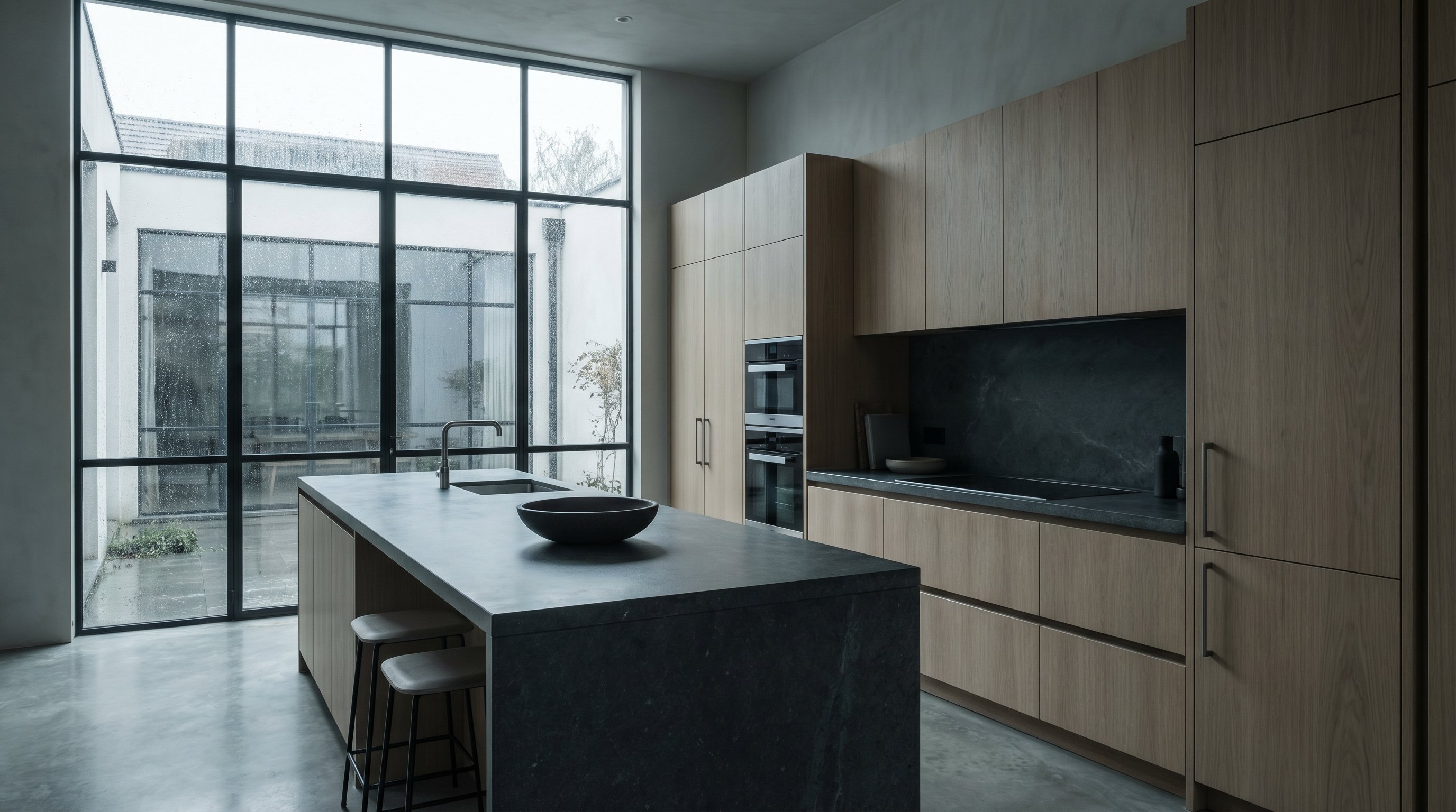 European Flat-Panel Kitchen