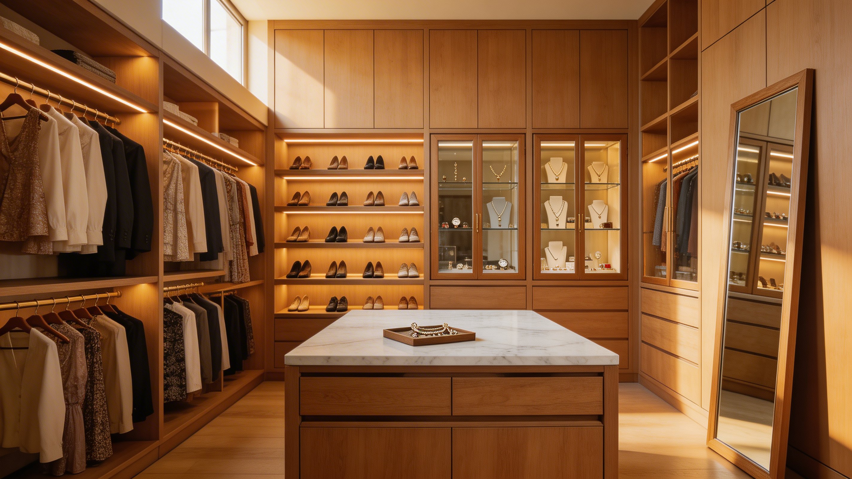 Luxury Walk-In Closet