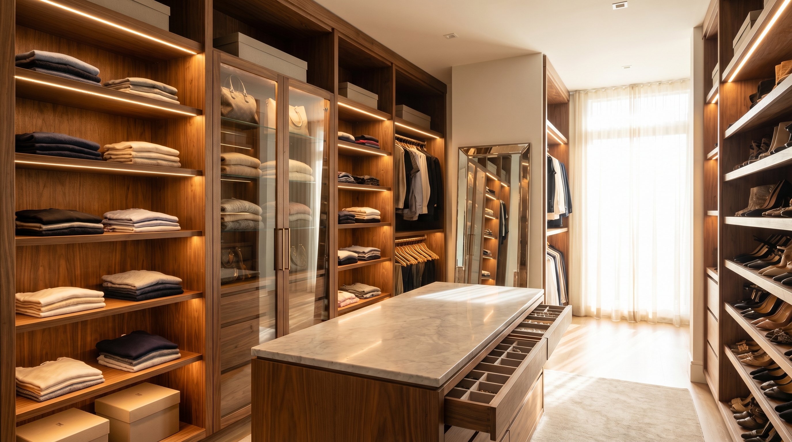 Luxury closet lifestyle