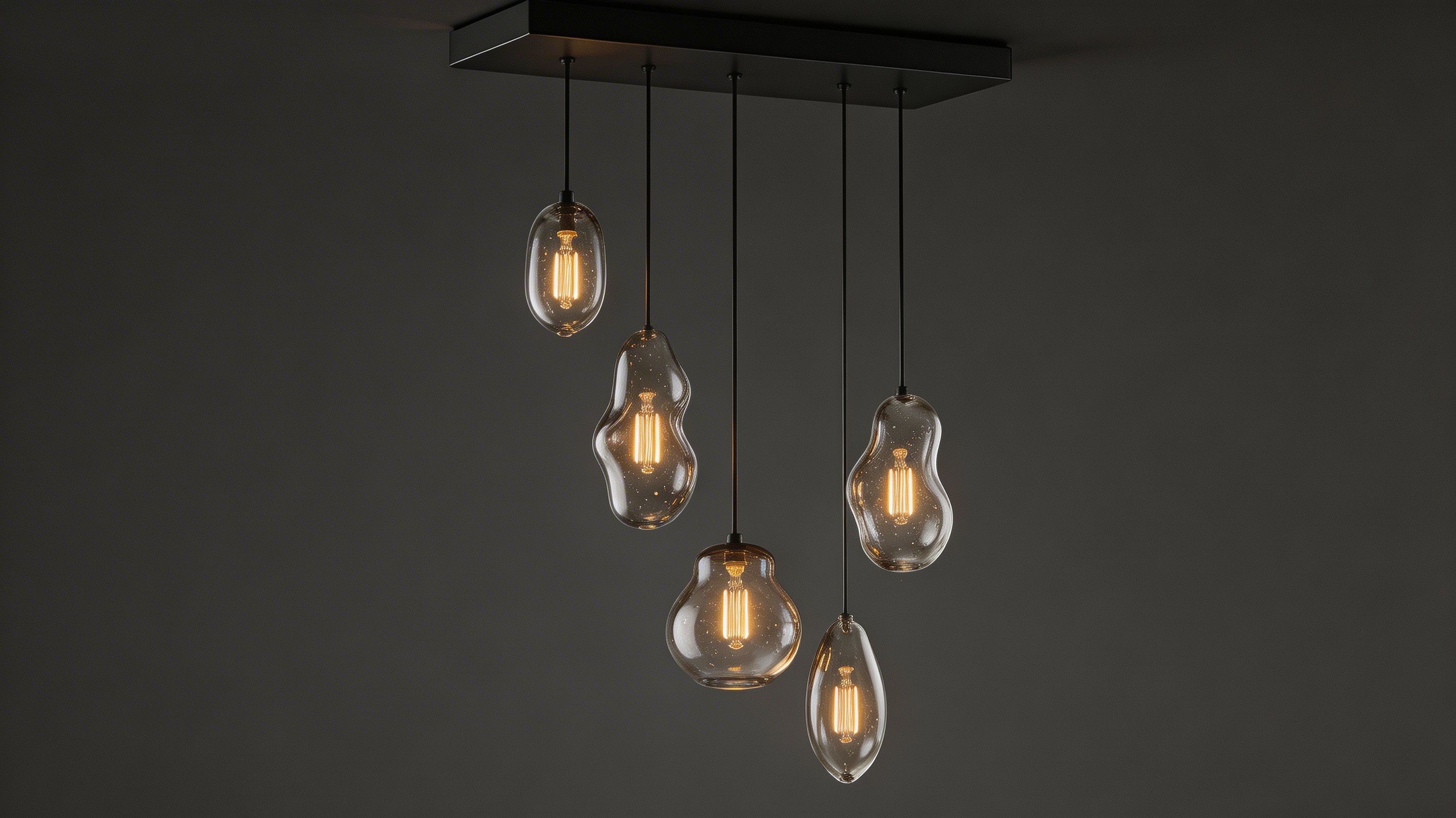 Custom Blown Glass Pendants