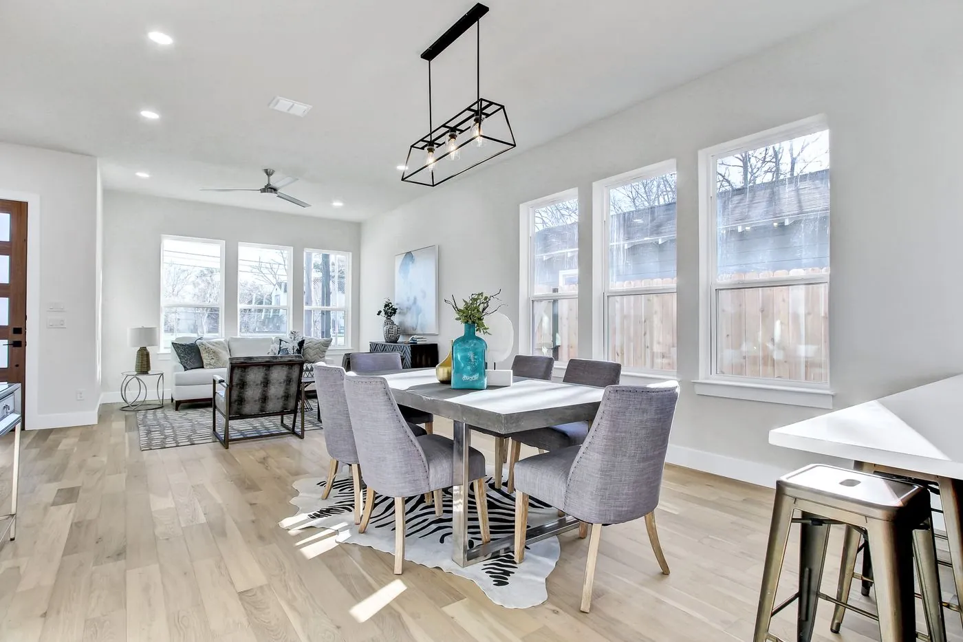 ARI windows, doors and finishes in a completed home