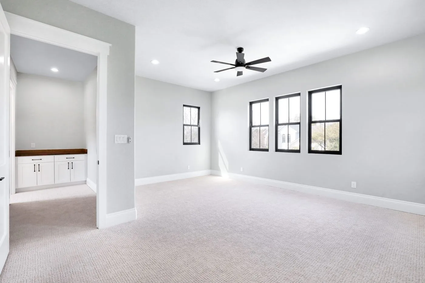 ARI windows, doors and finishes in a completed home