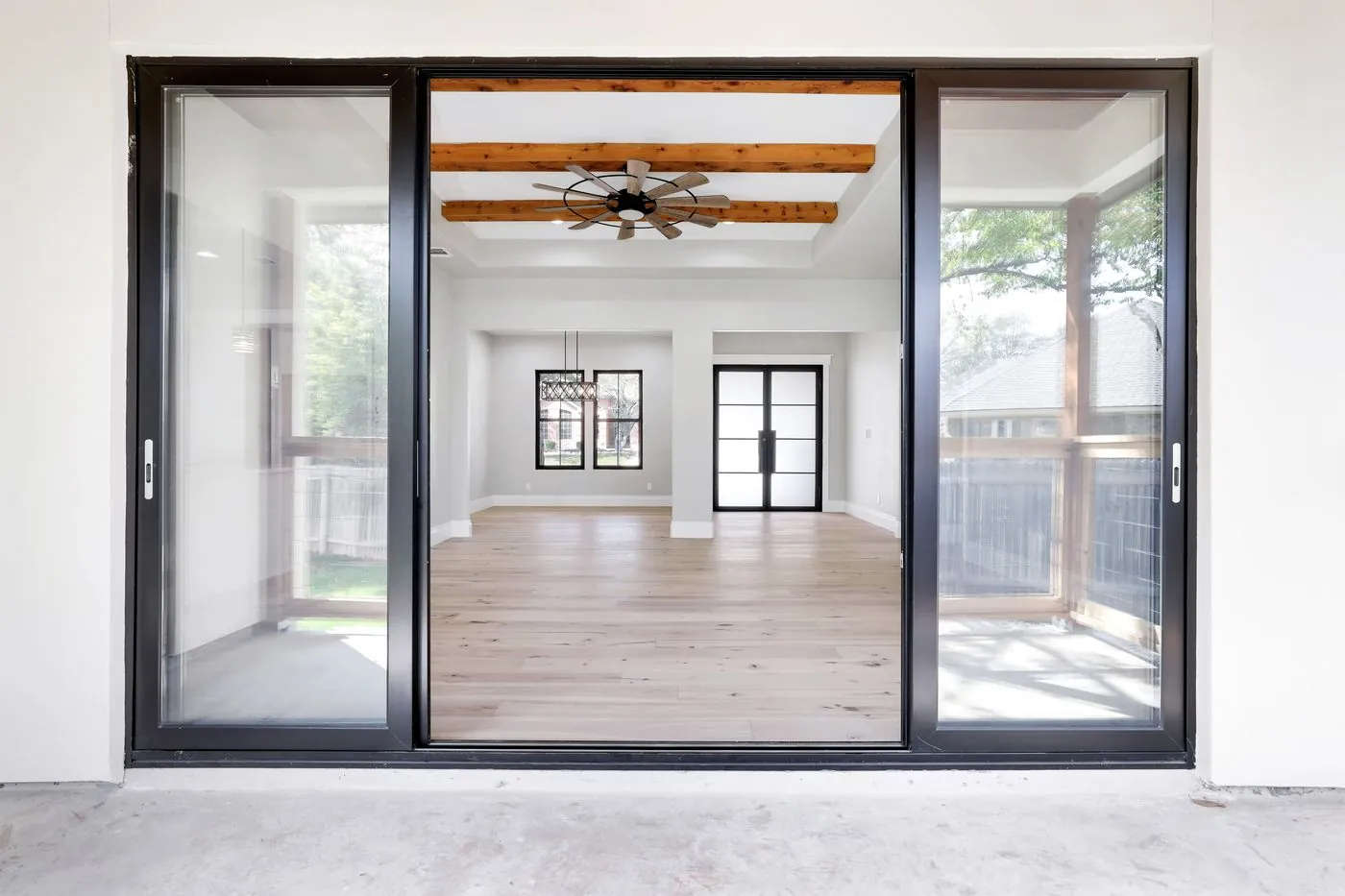 ARI windows, doors and finishes in a completed home