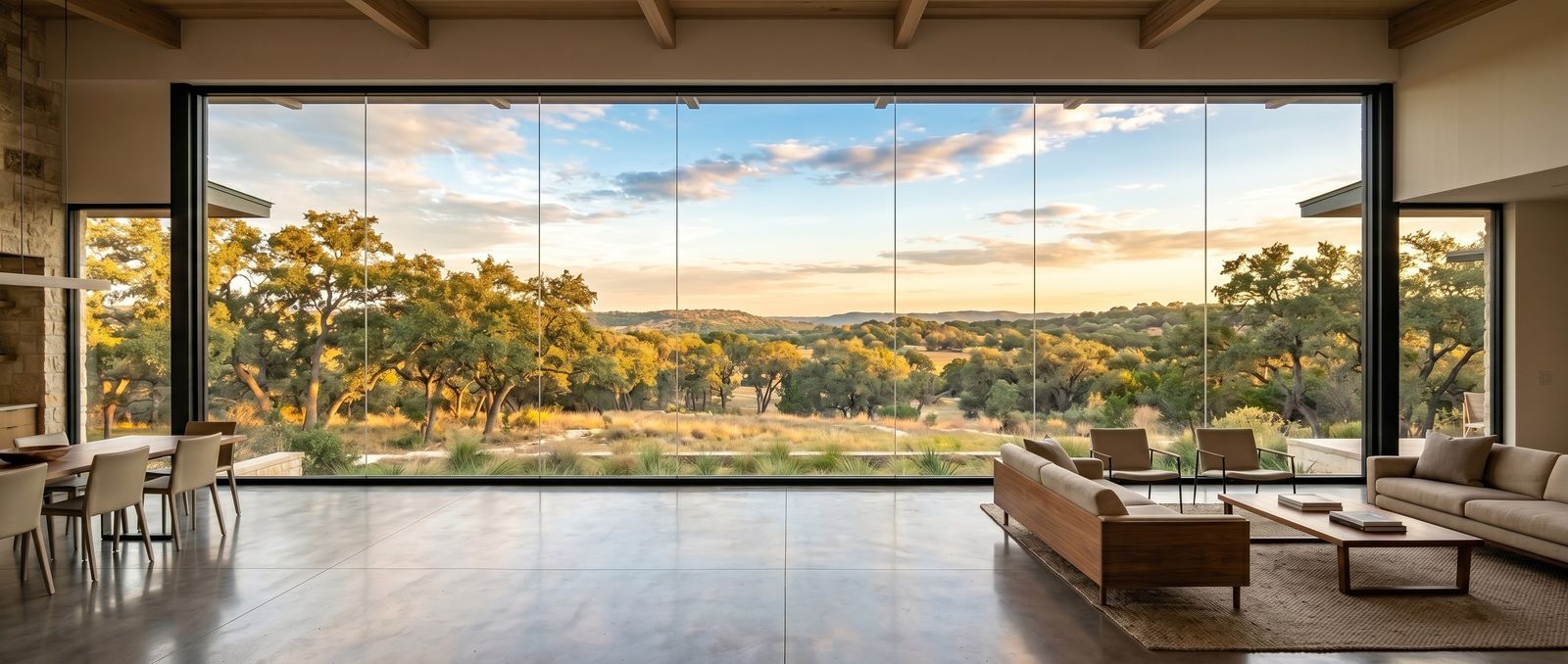 Frameless Window Wall